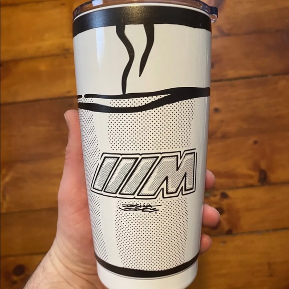 Joshua Vides x BMW Coffee Tumbler Mug Brand New - Picture 2 of 4